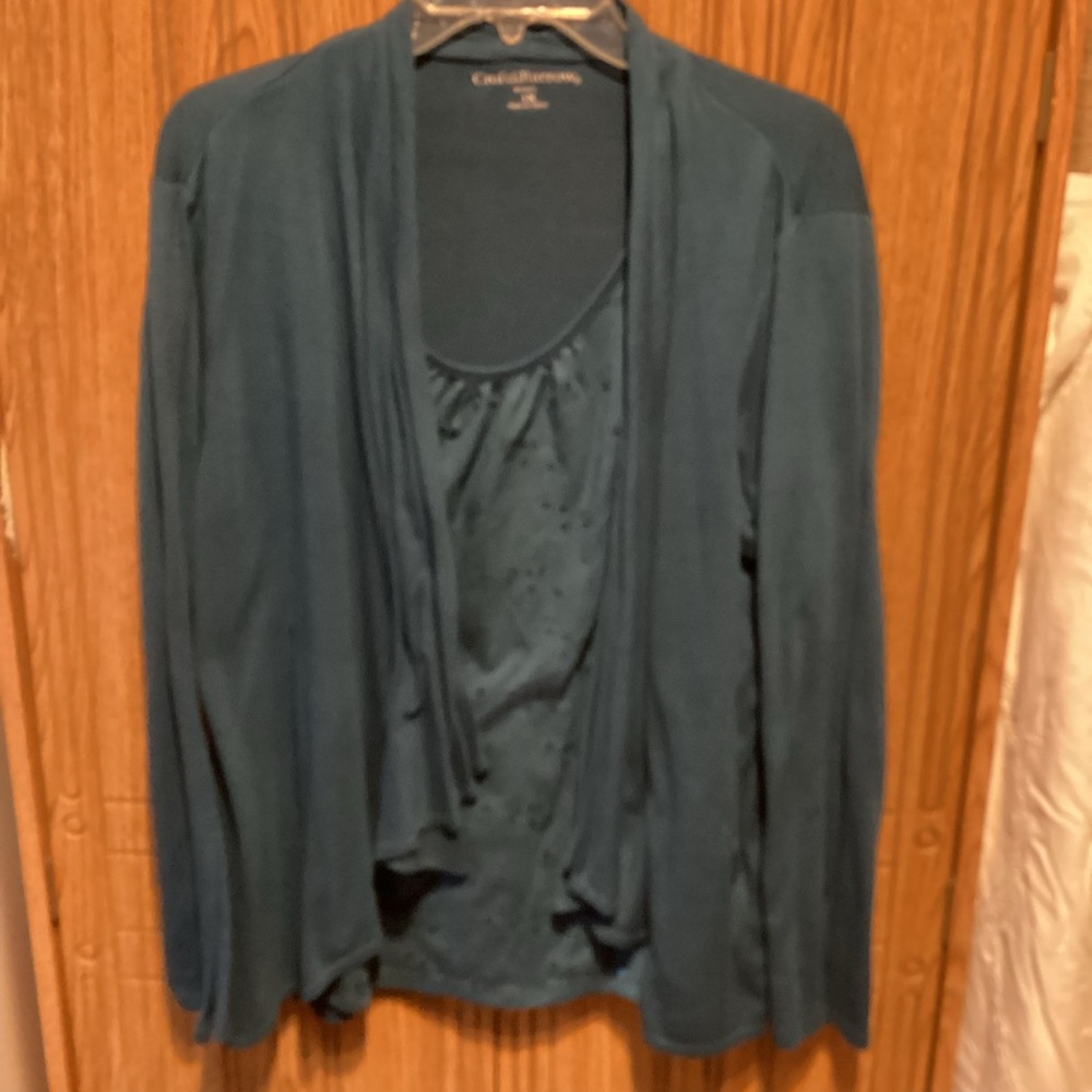 Croft & Barrow Teal Women's Cardigan
